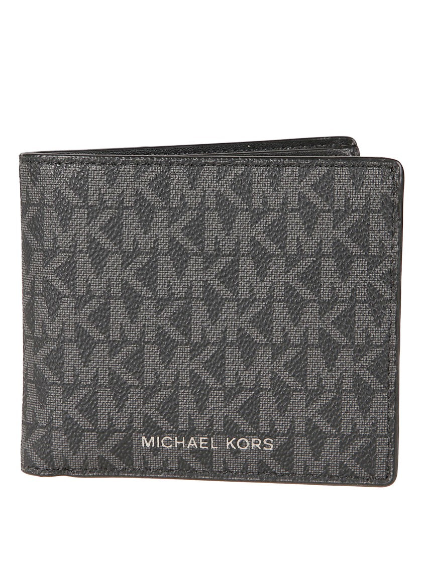 Michael Kors Logo Motif Pvc Wallet And Reversible Belt Set