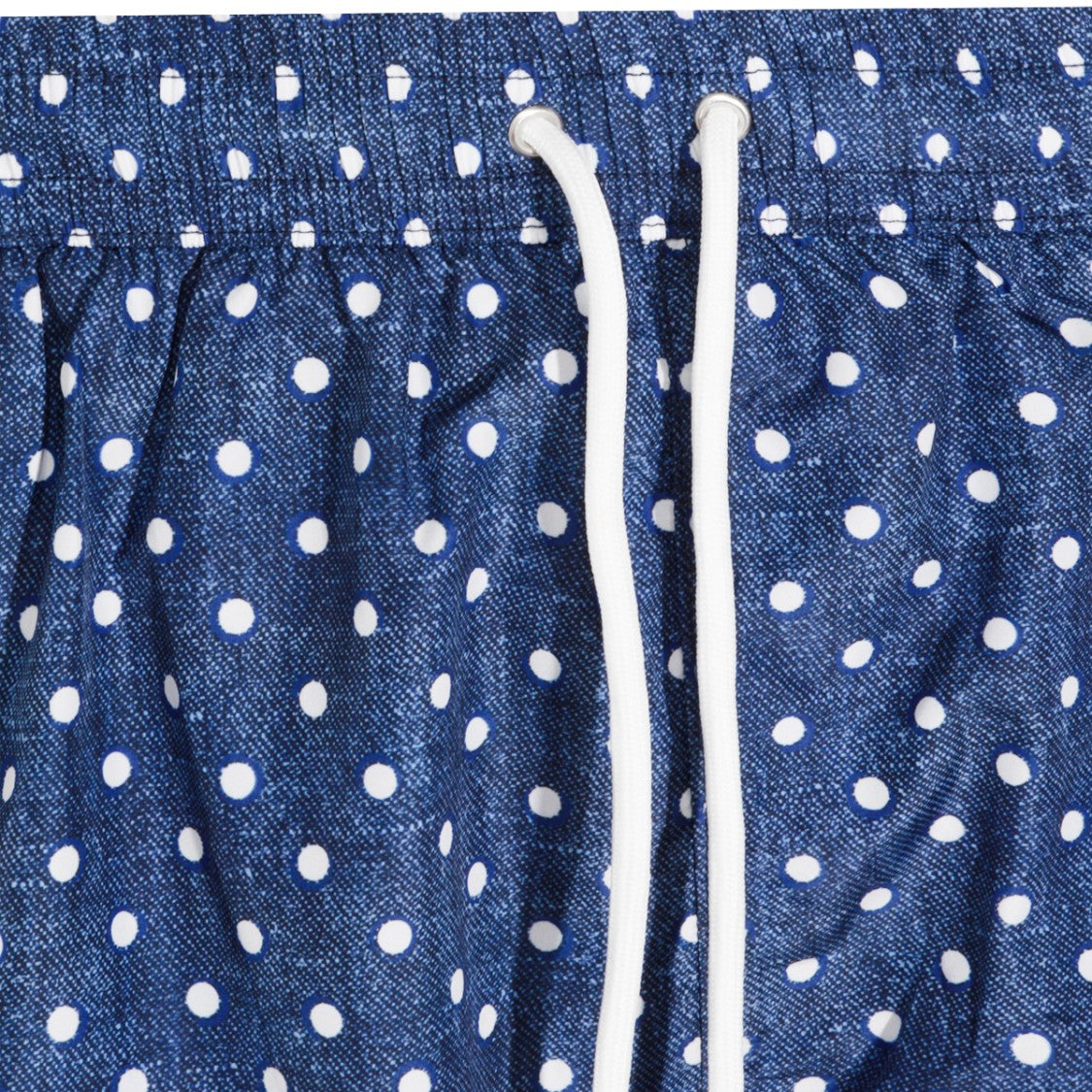 Kiton Playful Polka Dot Shorts With Elastic Waistband And Textured Fabric