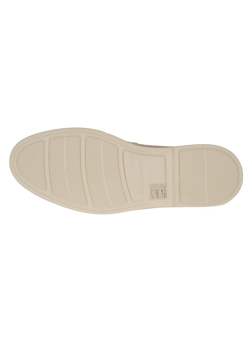Baldinini Perforated Suede Slip-On Loafers