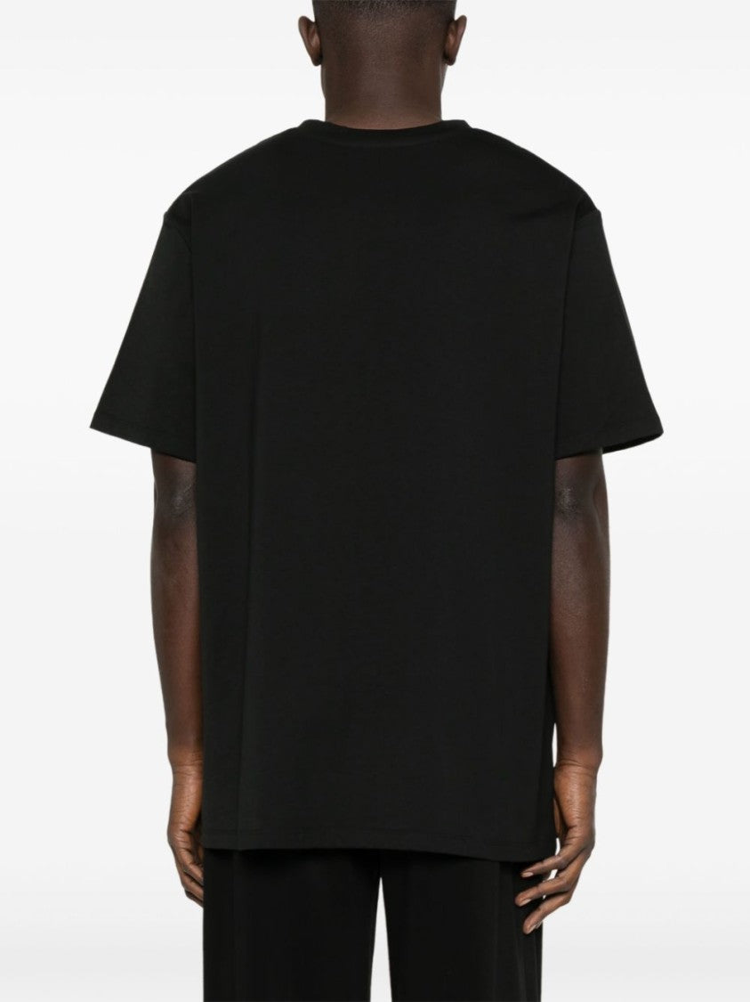 Balmain Relaxed Fit Black Crew Neck T-Shirt