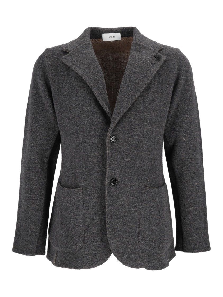 Lardini Tailored Virgin Wool Cashmere Jacket