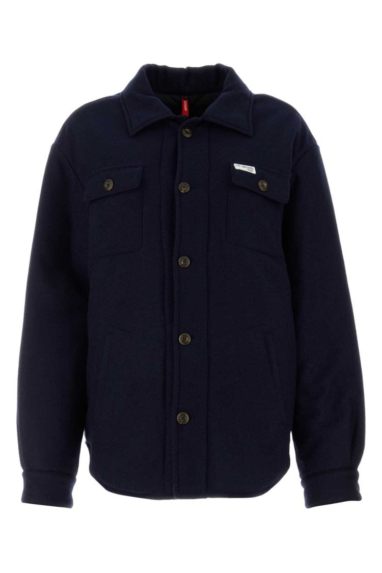 Fay Navy Blue Felt Shirt