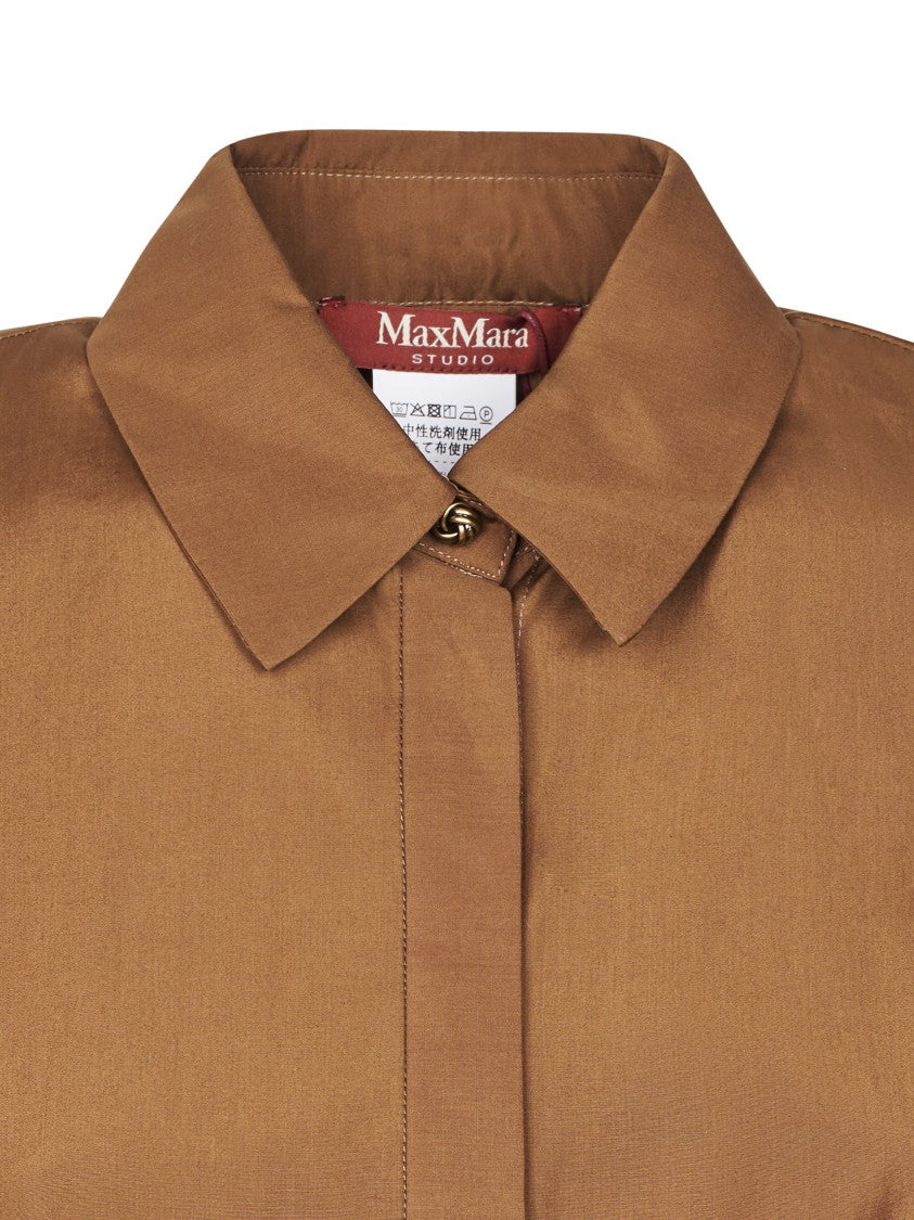Max Mara Midi Dress With Classic Collar