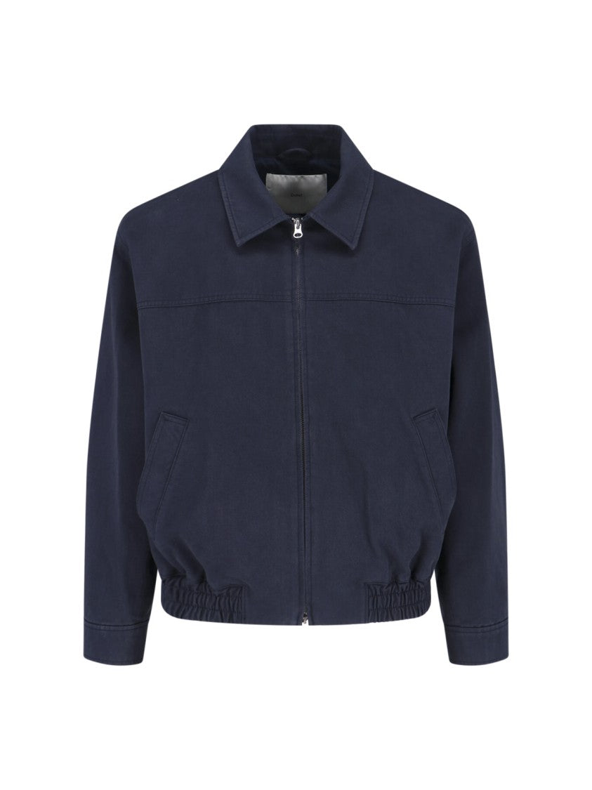 Dunst Navy Zip Bomber Jacket