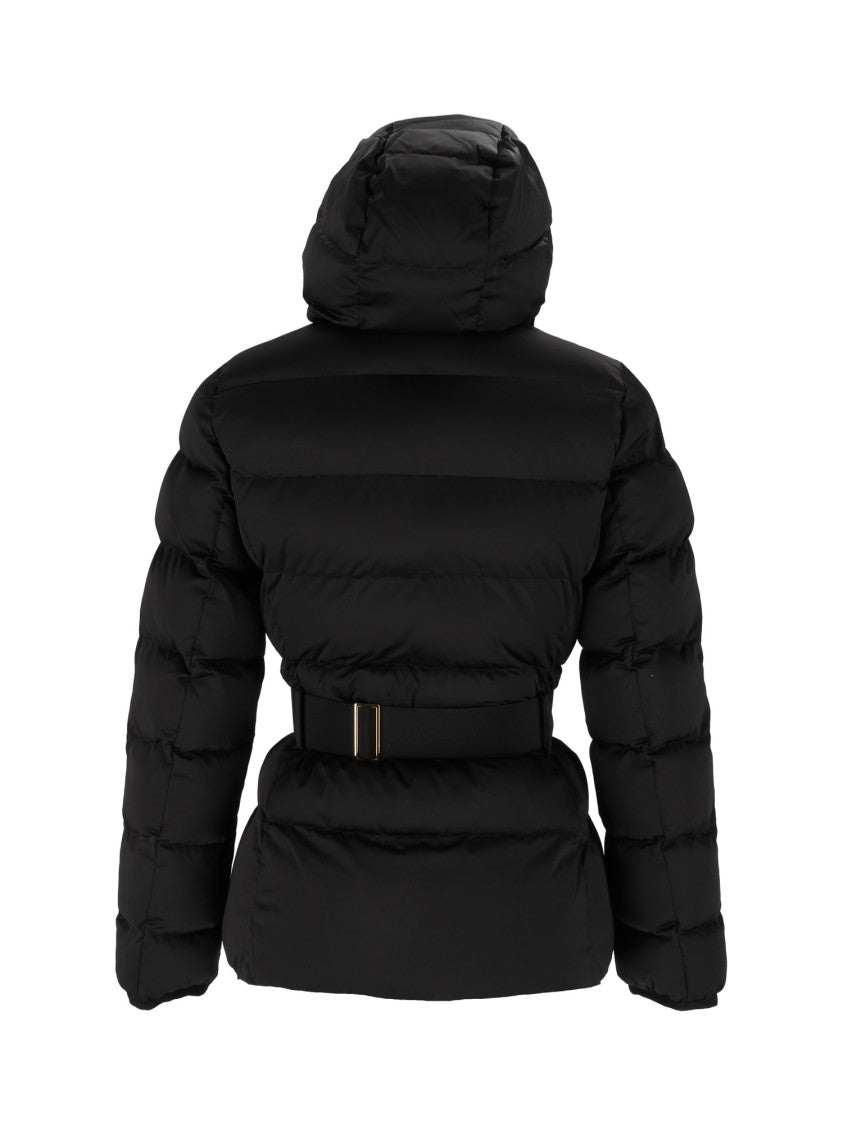 Elisabetta Franchi Padded Quilted Belted Jacket