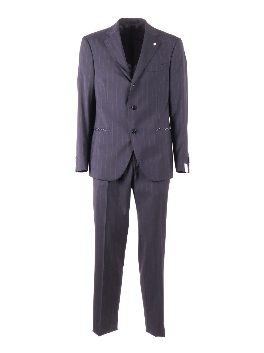 Luigi Bianchi Tailored Straight Cut Suit