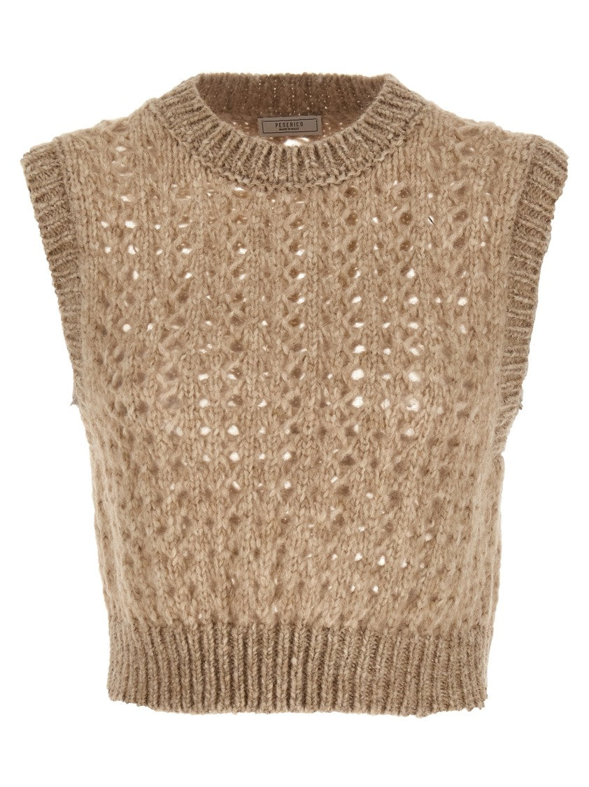 Peserico Lurex Tricot Vest