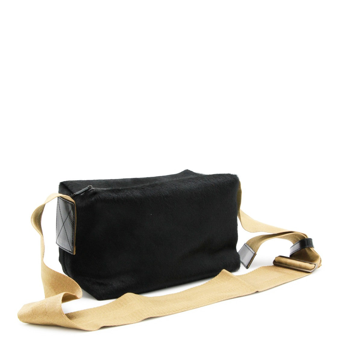 Uma Wang Black Leather Shoulder Bag