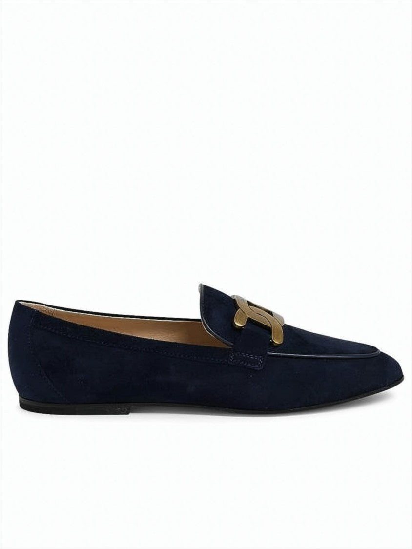 Tod's Sleek Suede Leather Loafers With Minimalist Design