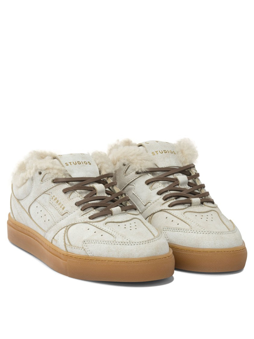 Copenhagen Low-Top Sneakers With Soft Textured Upper
