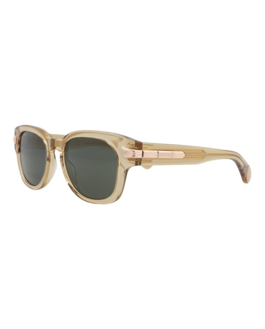 Gucci Round-Frame Recycled Acetate Sunglasses