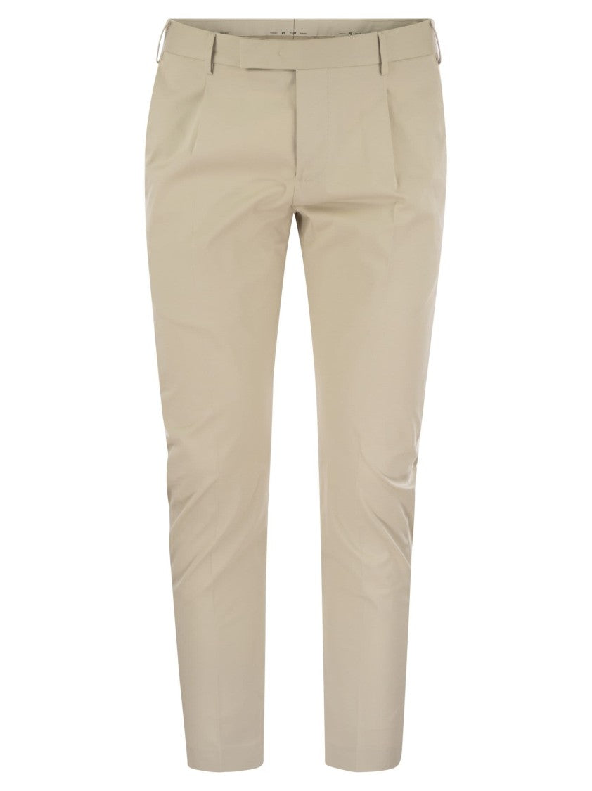 Pt Torino Dieci - Stretch Cotton Trousers