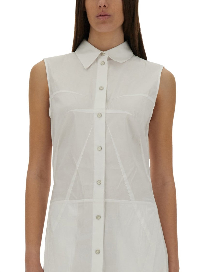 Helmut Lang Bustier Shirt Dress