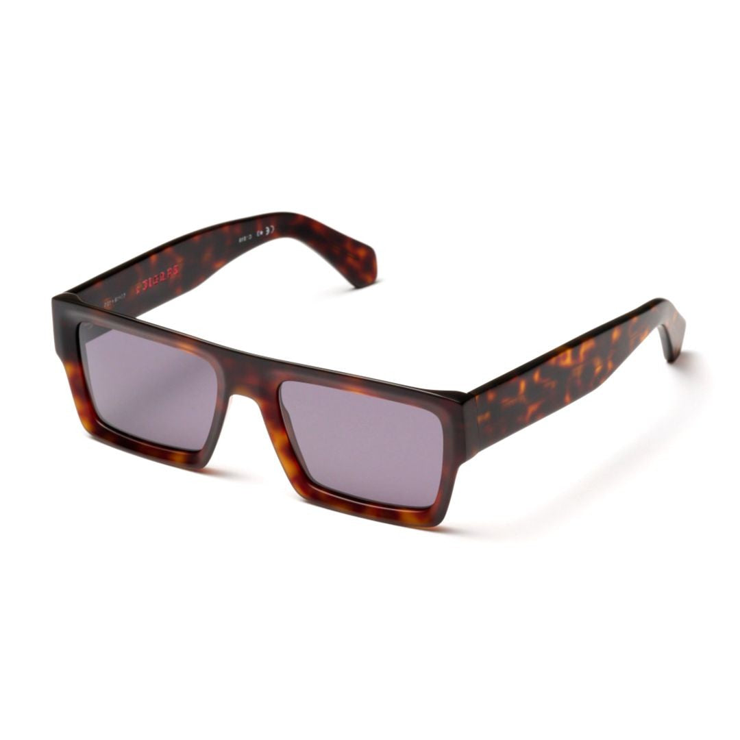 Kador Bandit 2 Tortoiseshell Pattern Rectangle Frame Sunglasses