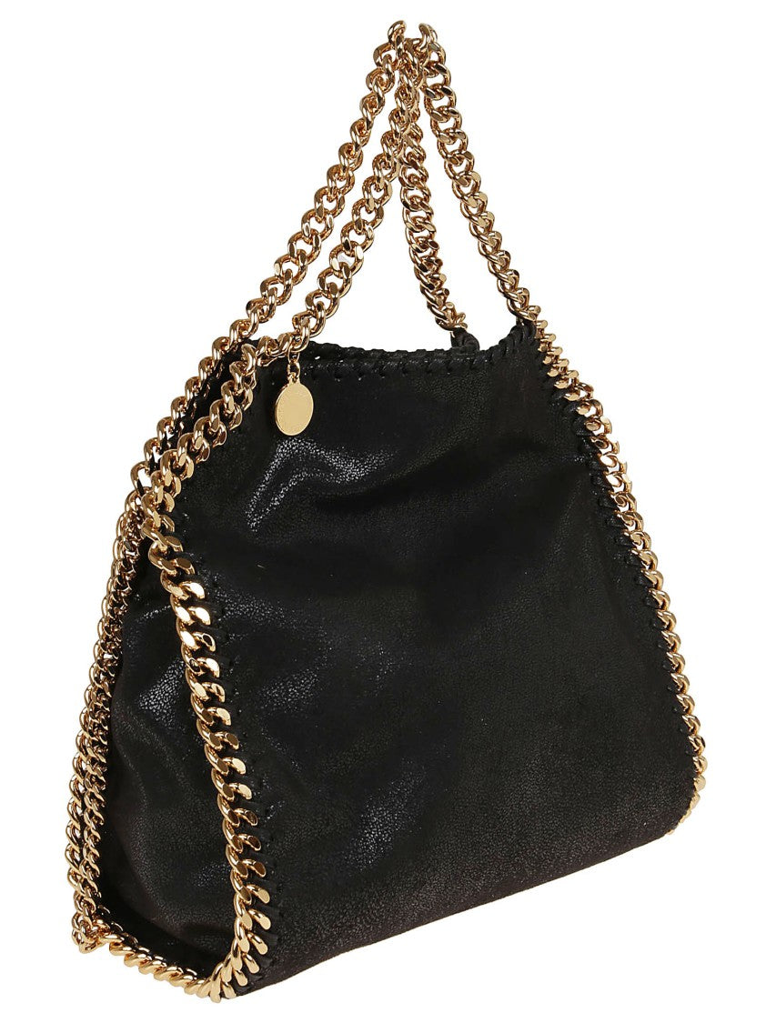 Stella Mccartney Falabella Mini Tote With Gold Chain Trim