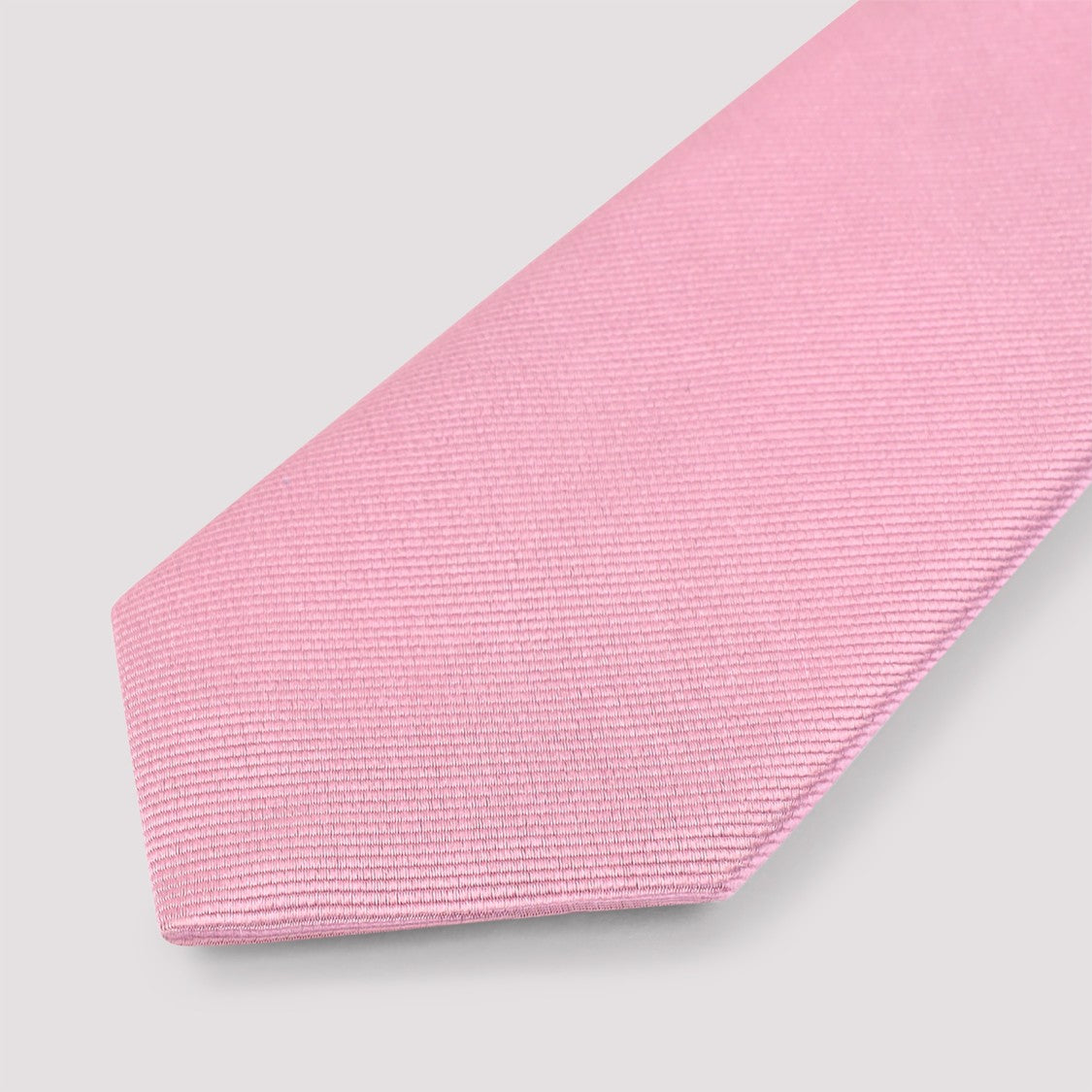 Giorgio Armani Silk Tie With Subtle Striped Texture And Tapered Tip
