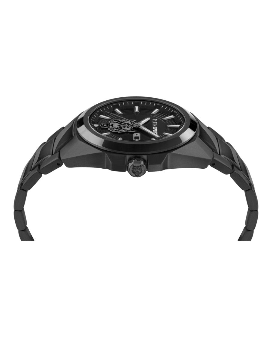 Plein Sport Tigermaster Bracelet Watch With Black Enamel Dial