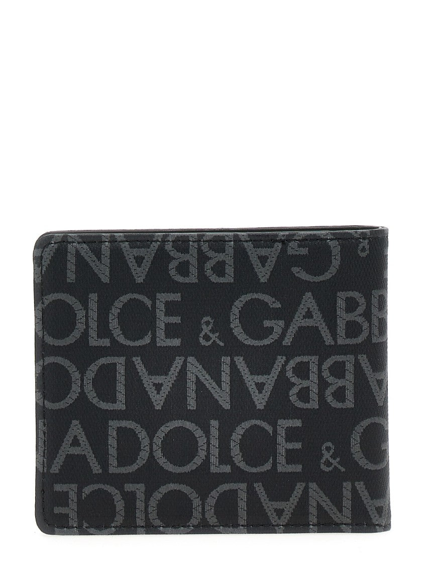 Dolce & Gabbana Jacquard Logo Wallet