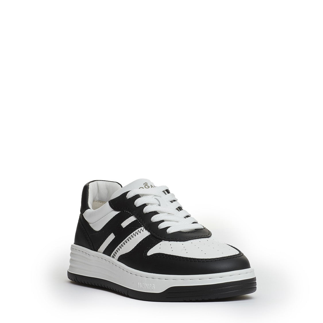Hogan Basketball Leather White Black