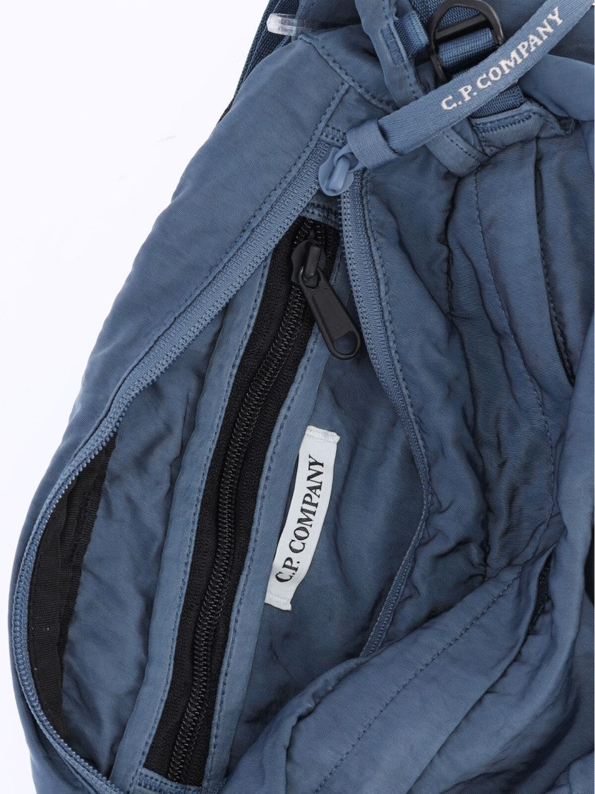 C.P. Company Blue Nylon B Lens Belt Bag