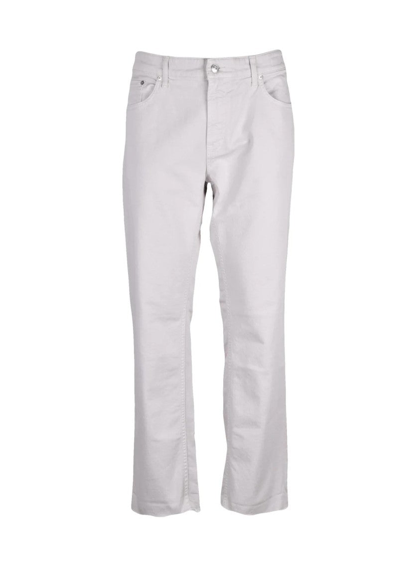 Department 5 Beige Cotton Rubber Jeans