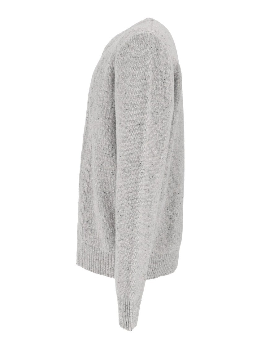 Peserico Man Sweater Cable Knit Sweater