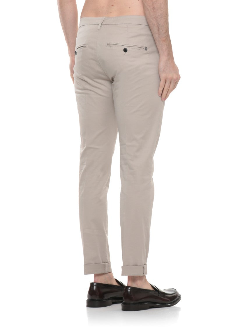 Dondup Ivory Gaubert Cotton Chino Pants