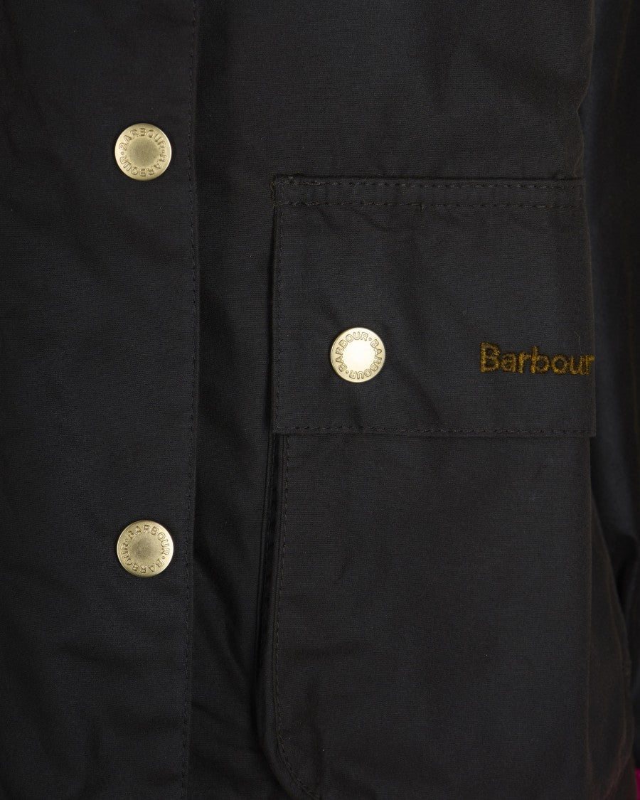 Barbour Olive/Classic Icons Spey Wax Jacket