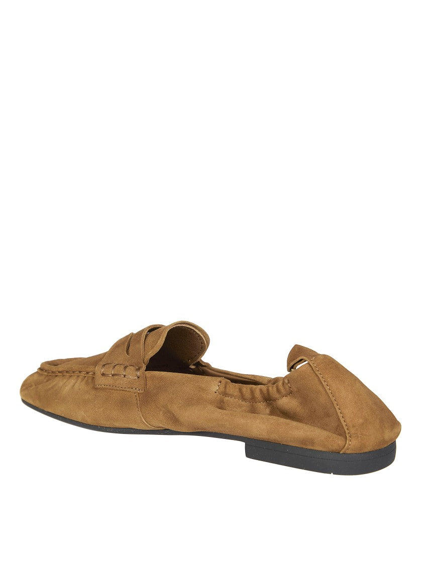 Copenhagen Warm Tan Stitched Slip-On Moccasins