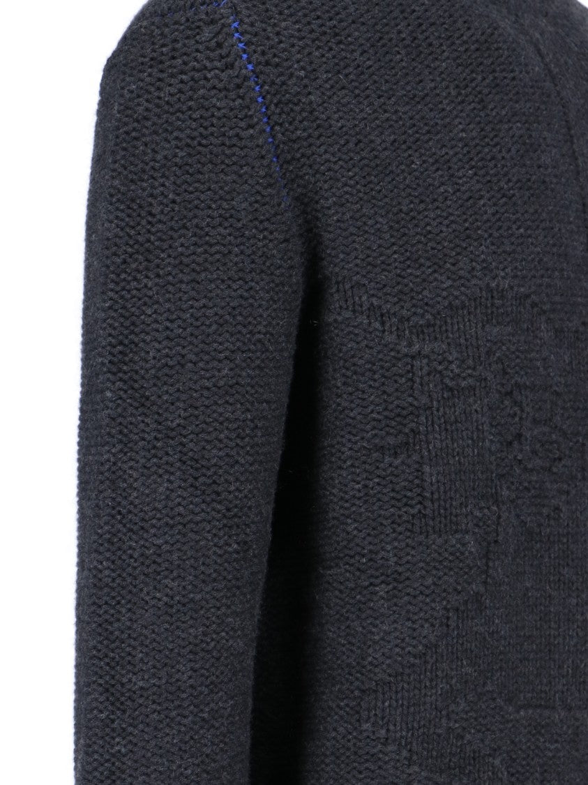 Burberry Cashmere Crewneck Sweater – Grey