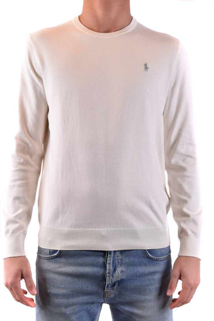 Polo Ralph Lauren Light Blue Cotton Knitwear
