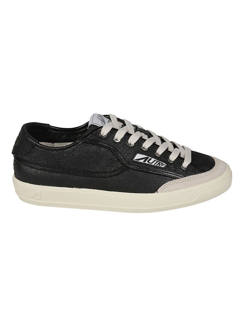 Autry Windscape Low Textured Black Sneakers