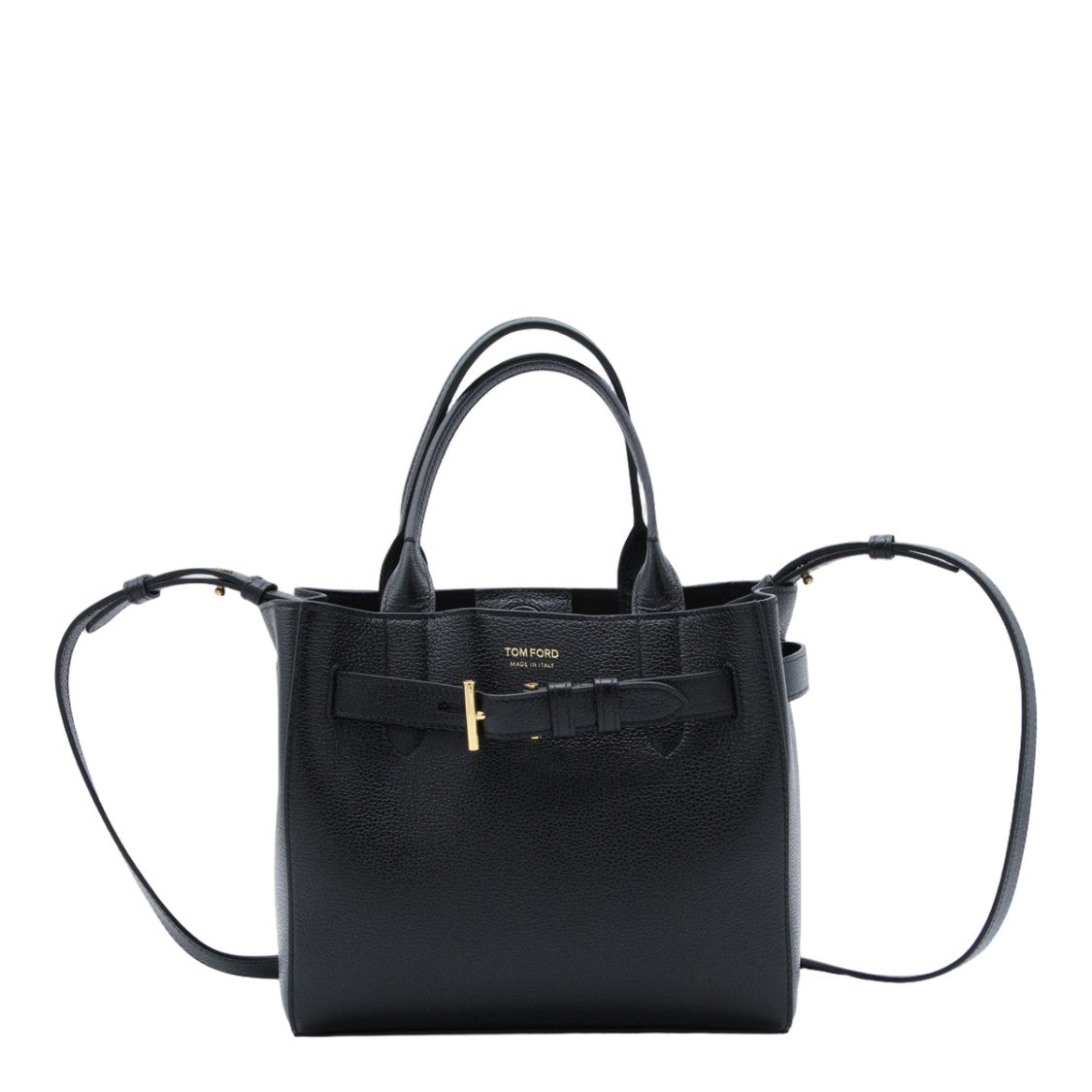 Tom Ford Structured Black Handbag With Timeless Design