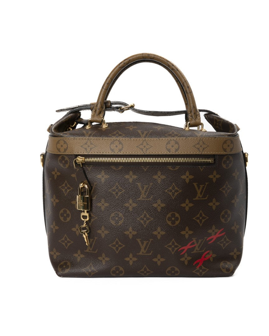 Louis Vuitton City Cruiser Pm Monogram Reverse Handbag With Adjustable Strap