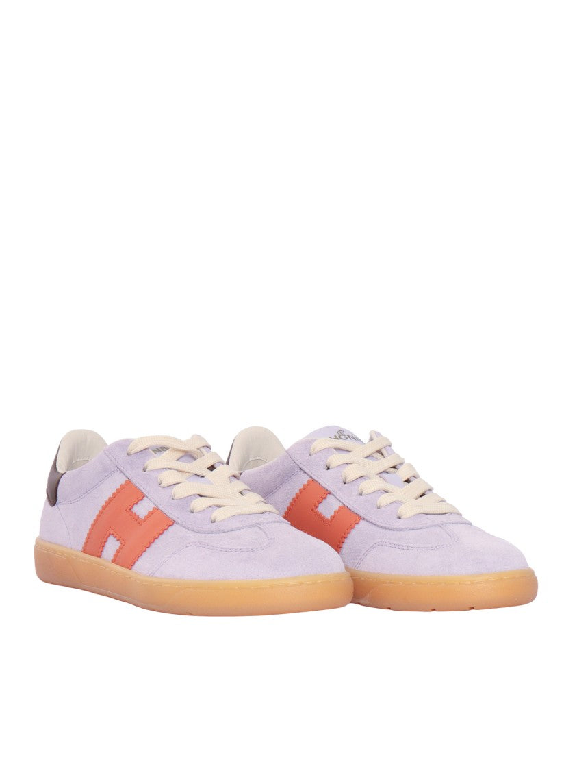 Hogan Lavender Cool Suede Sneakers