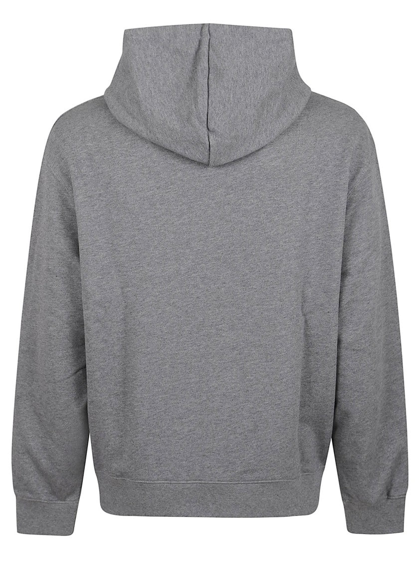 Maison Kitsuné Relaxed Fit Grey Hooded Sweatshirt
