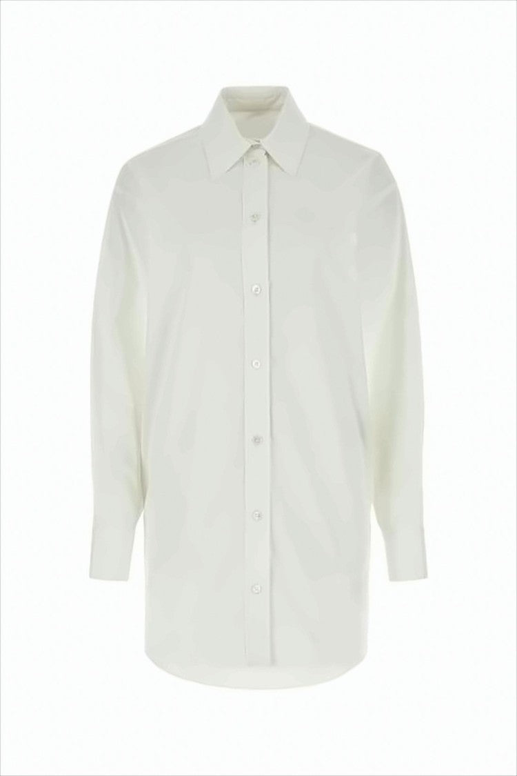 Isabel Marant Relaxed Fit Cotton Button-Up Shirt With Pointed Collar