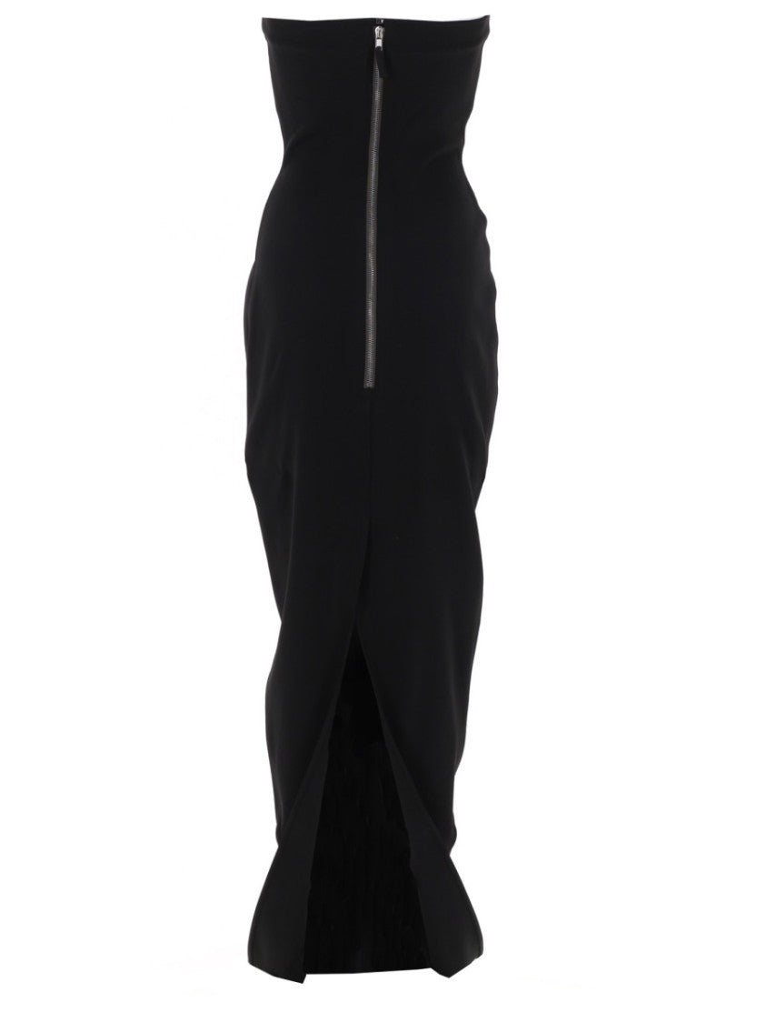 Rick Owens Bustier Gown Viscose Evening Dress