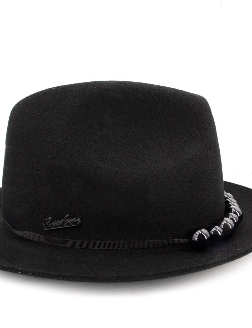 Borsalino Black Wool Hat