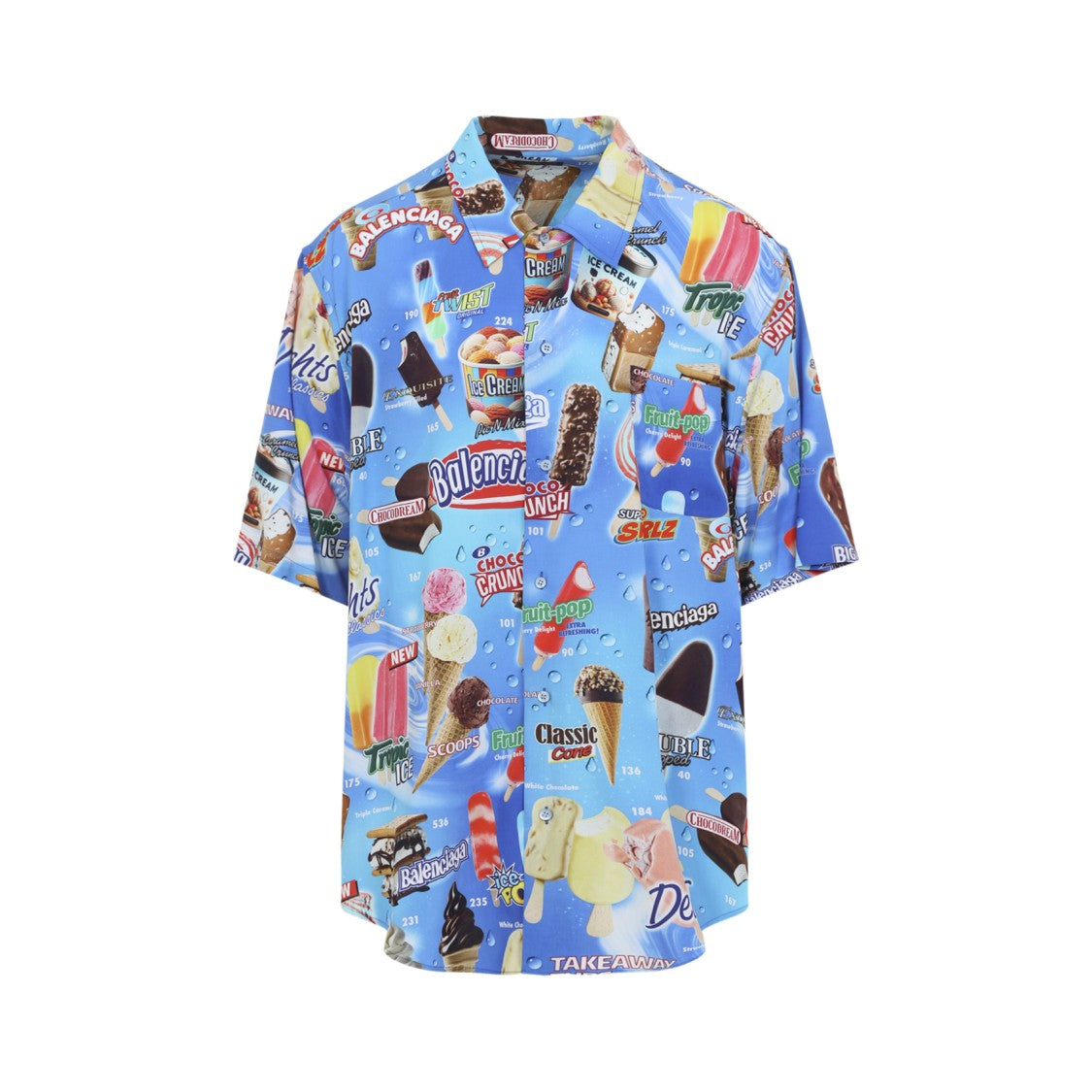 Balenciaga Playful Ice Cream Graphic Short-Sleeve Shirt