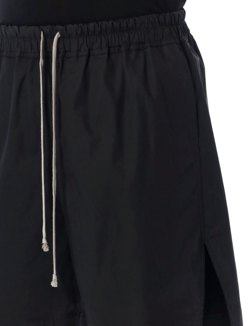 Rick Owens Knee-Length Poplin Boxers With Dropped Crotch
