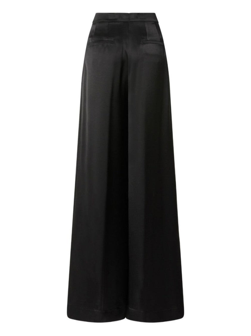 Pinko Wide-Leg Trousers With Pleated Front
