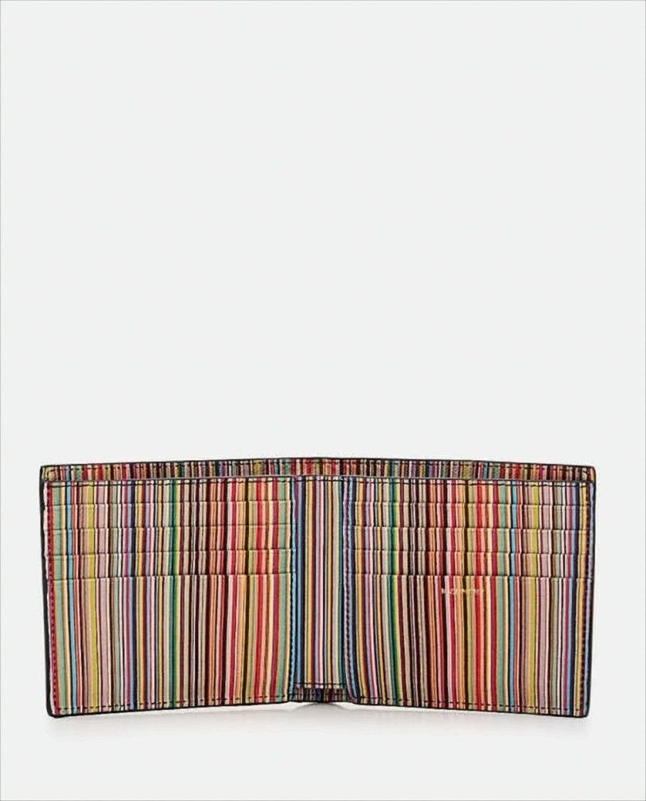 Paul Smith Bifold Wallet In Smooth Cowhide Leather