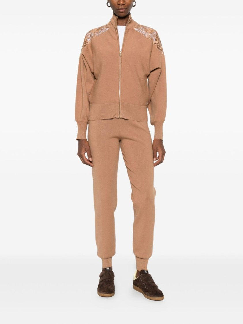 Twin-Set Relaxed Fit Trousers With Drawstring Waist