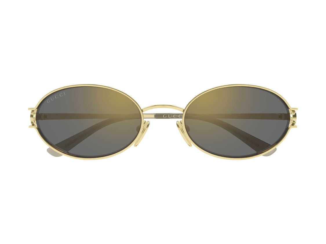 Gucci Gg2233s Polished Gold Metal Round Sunglasses