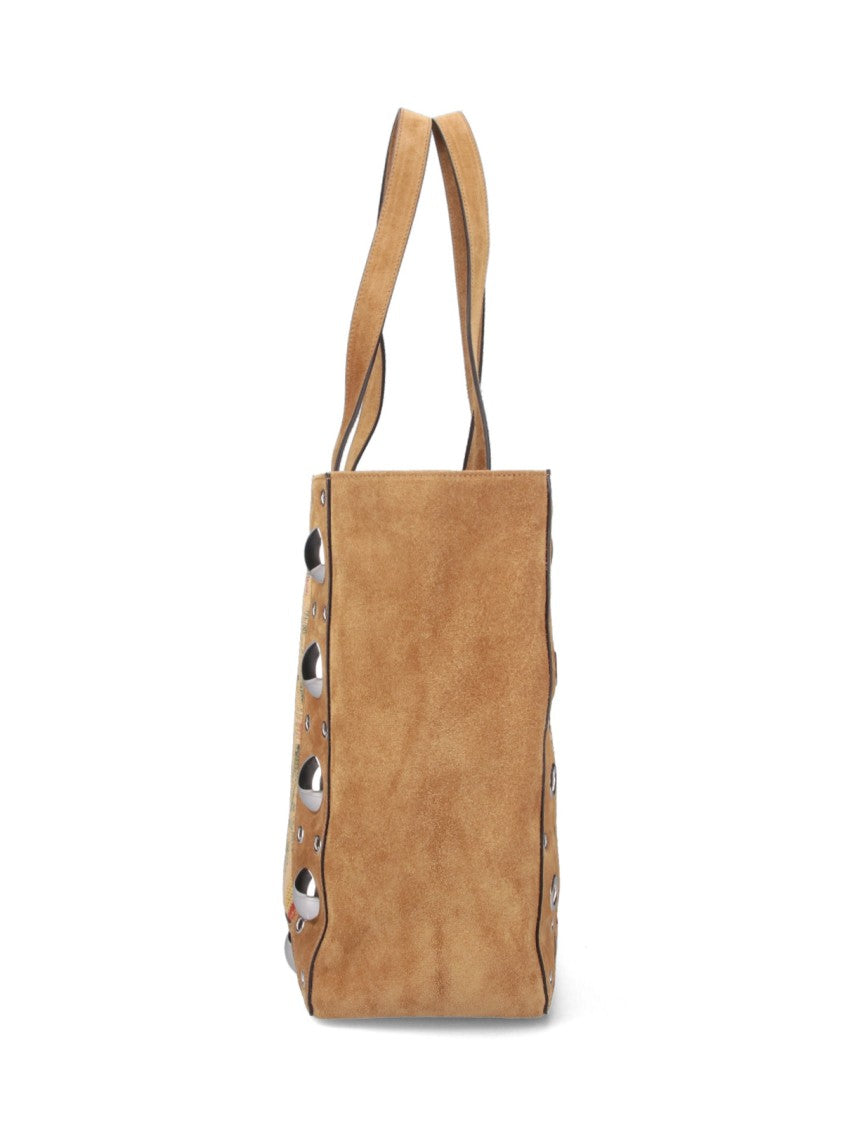 Valentino Garavani "Nellcôte" Large Tote Bag – Brown