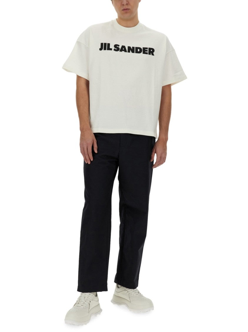 Jil Sander Relaxed-Fit Graphic Print T-Shirt With Crew Neckline