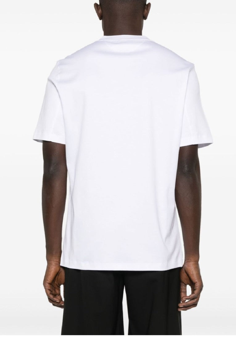 Brunello Cucinelli Crew Neck T-Shirt With Logo Print