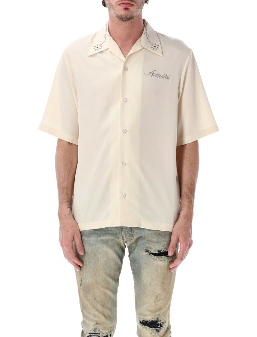 Amiri Stud Camp Stud Embellished Shirt