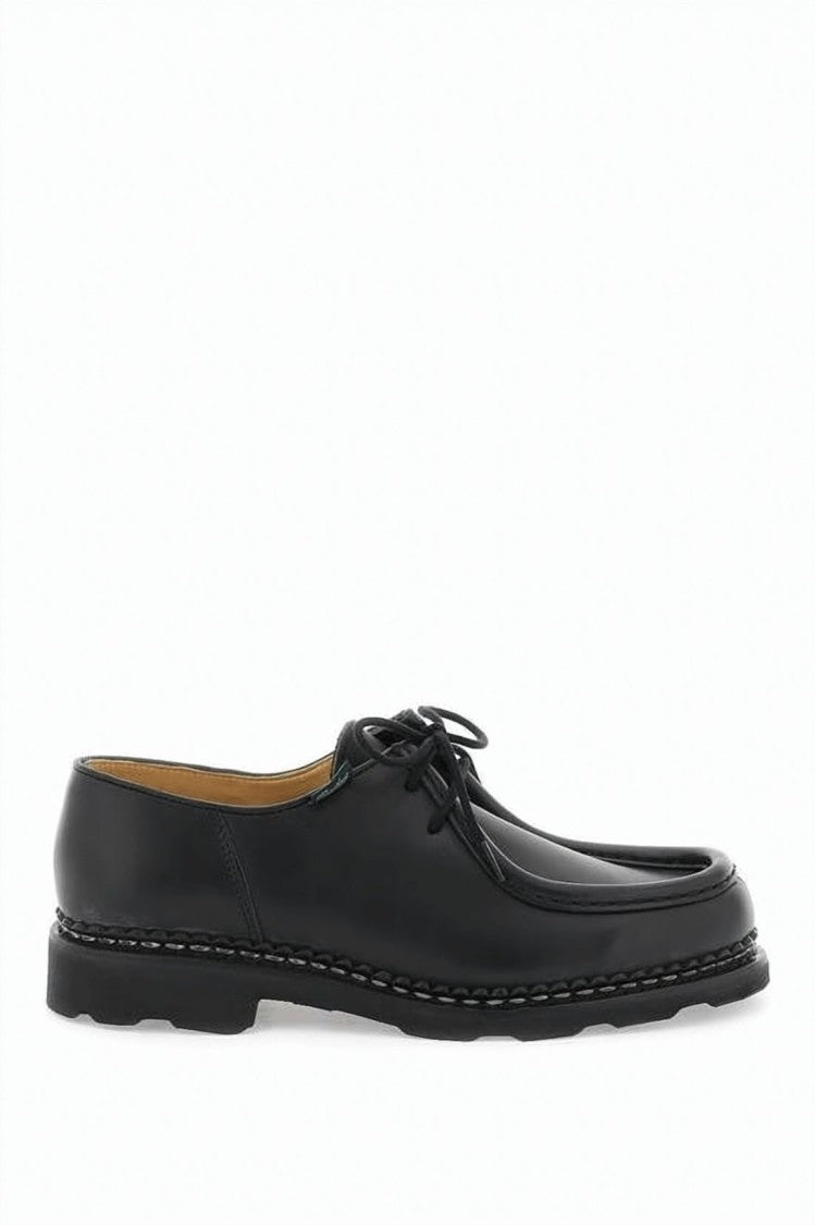 Paraboot Black Smooth Leather Dress Shoes